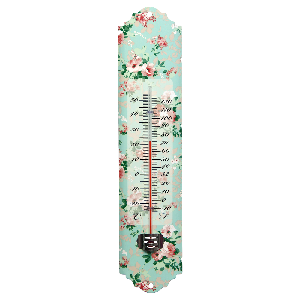 Rose print thermometer